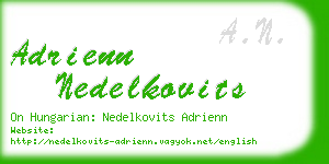 adrienn nedelkovits business card